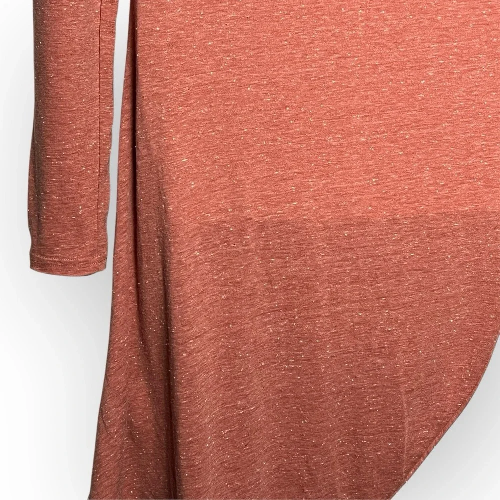 Free People Asymmetrical Hem‎ Macrame Bodycon Dress sz  XS Brick Red Festival